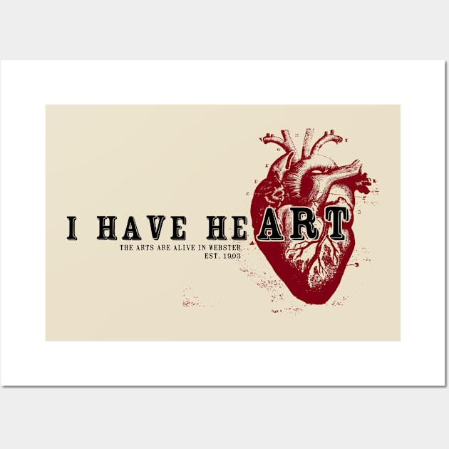 Webster Fine Arts / ARTFAM / I Have heART Wall Art by todd_stahl_art